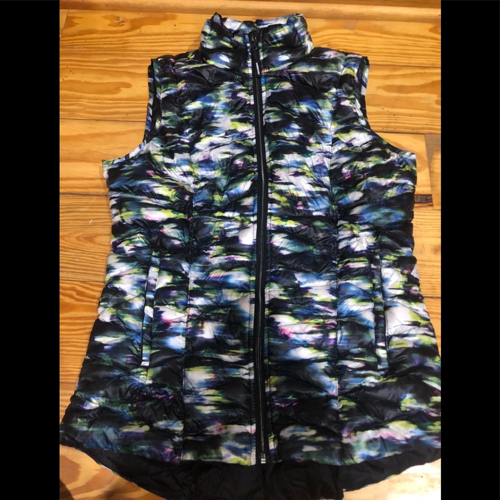 Tangerine puffer vest